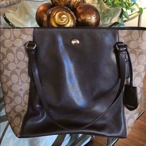 Brown coach bag